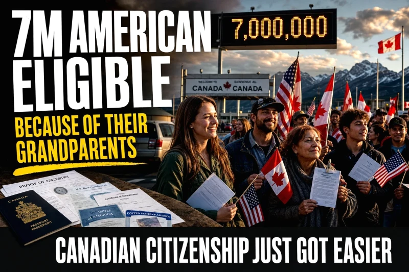 Breaking: 7M Americans Now Eligible for Canadian Citizenship