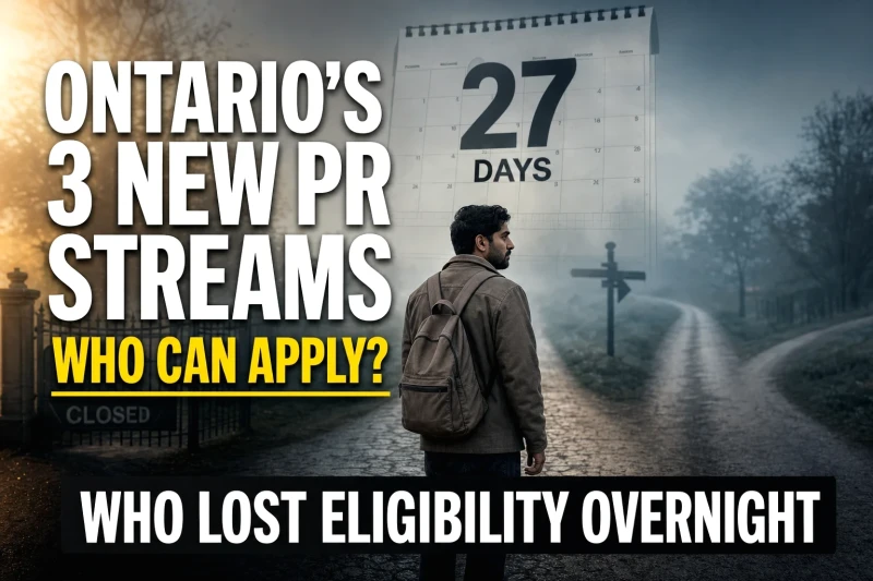 Ontario's 3 New PR Streams: Who Can Actually Apply?