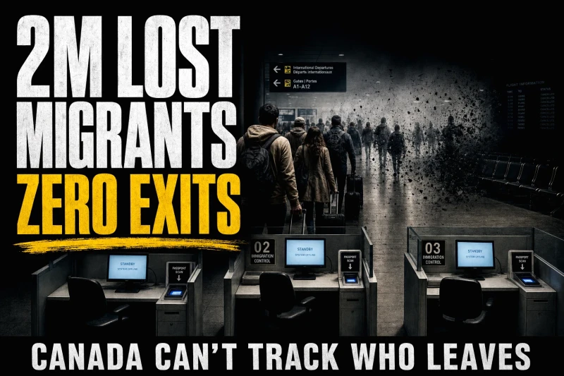 Canada Flying Blind: 2M Temporary Residents Untracked